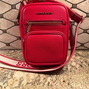 Michael Kors Jet Set Medium Leather  Crossbody Bag